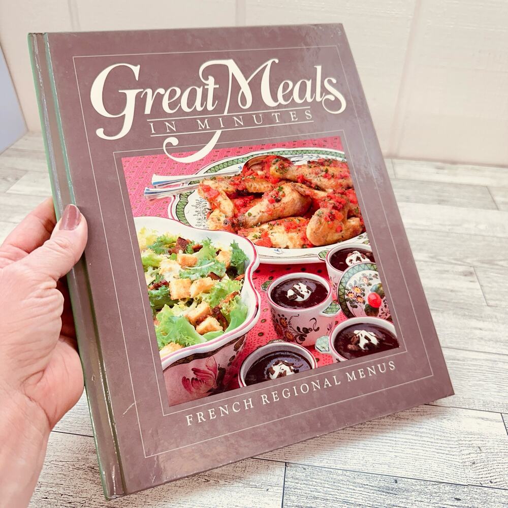 1984 French Regional Menus Great Meals in Minutes Time-Life Book Cookbook HC Vtg